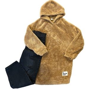 RSQ distressed black denim jeans pants Tilly’s. Teddy Bear hoodie size 10